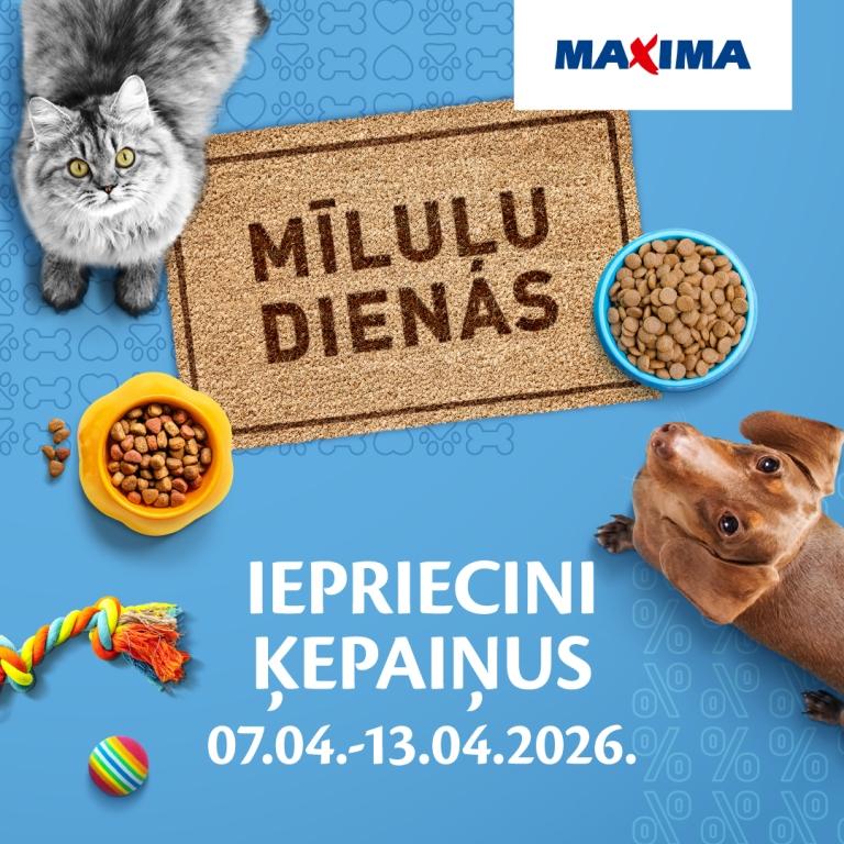 Mīluļu dienas viekalos Maxima