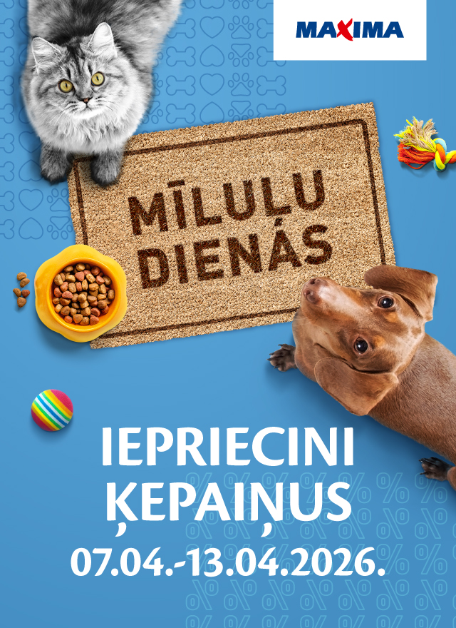 Mīluļu dienas viekalos Maxima