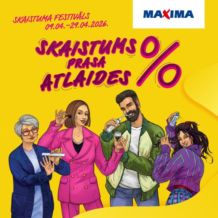 Skaistuma Festivāls veikalos Maxima!