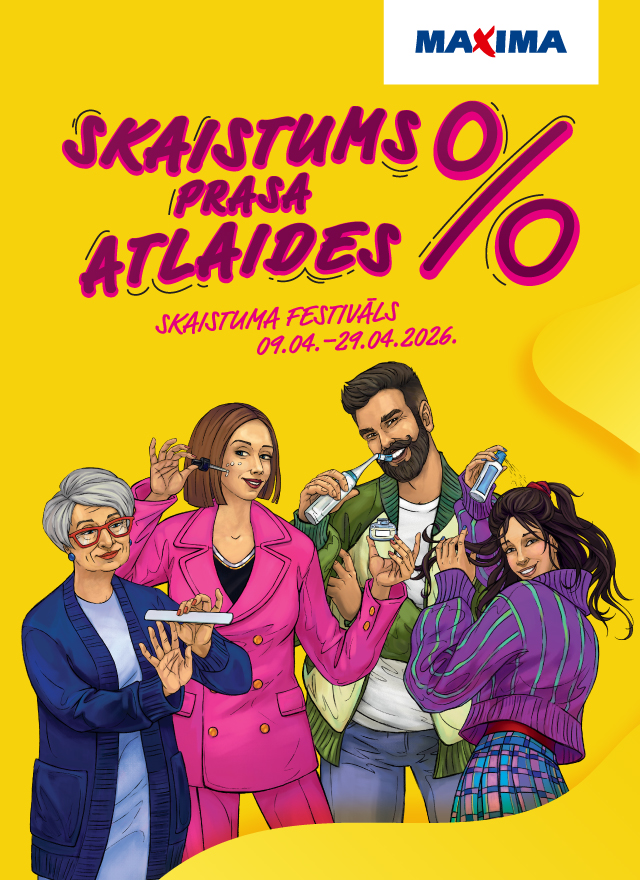 Skaistuma Festivāls veikalos Maxima!