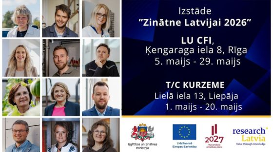 Ceļojošā izstāde “Zinātne Latvijai 2026”