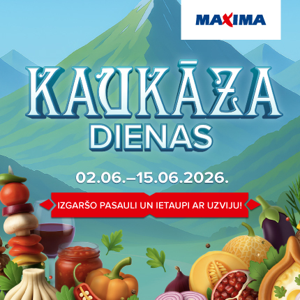 Kaukāza dienas veikalos Maxima
