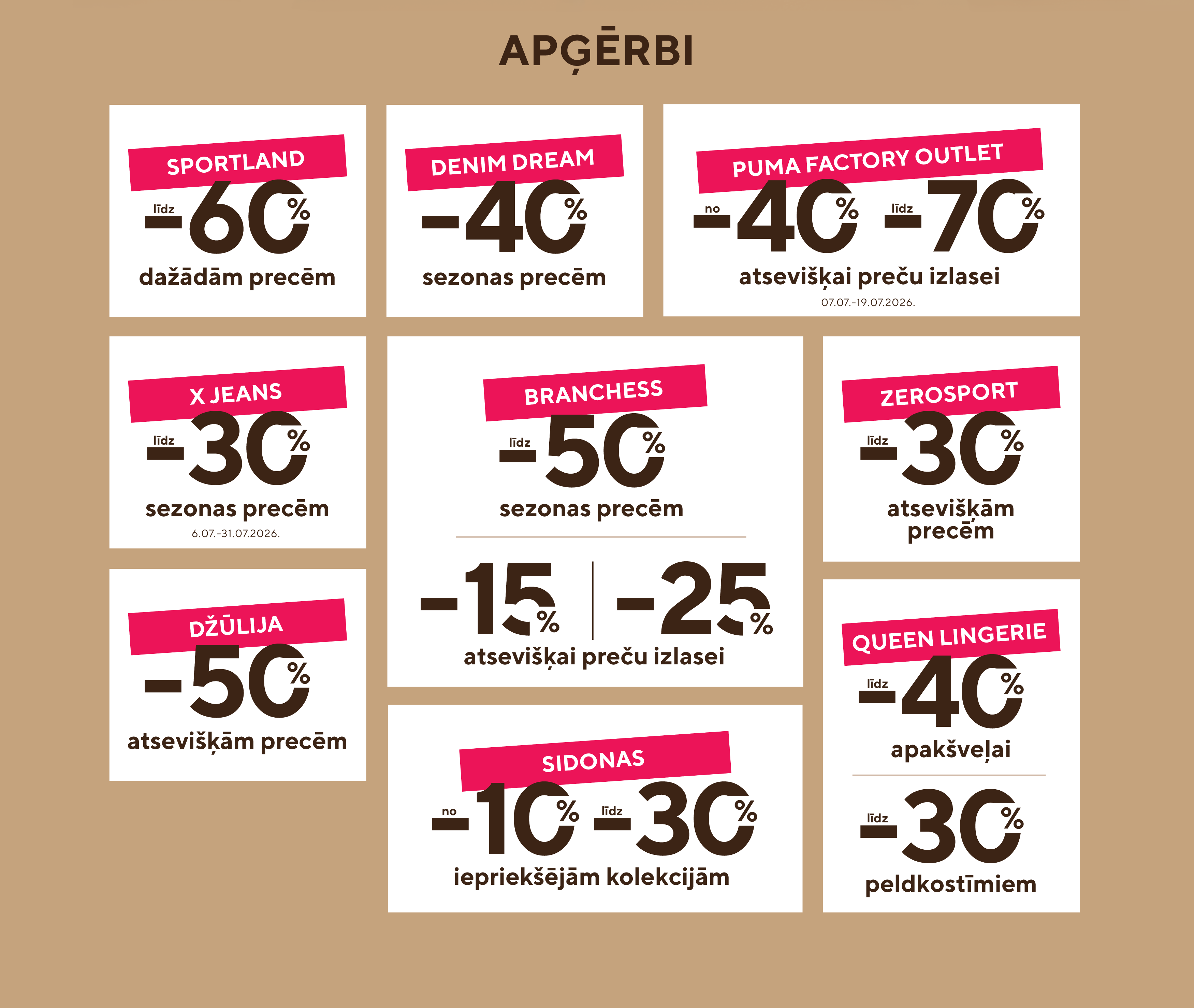 Atlaides līdz -70%!