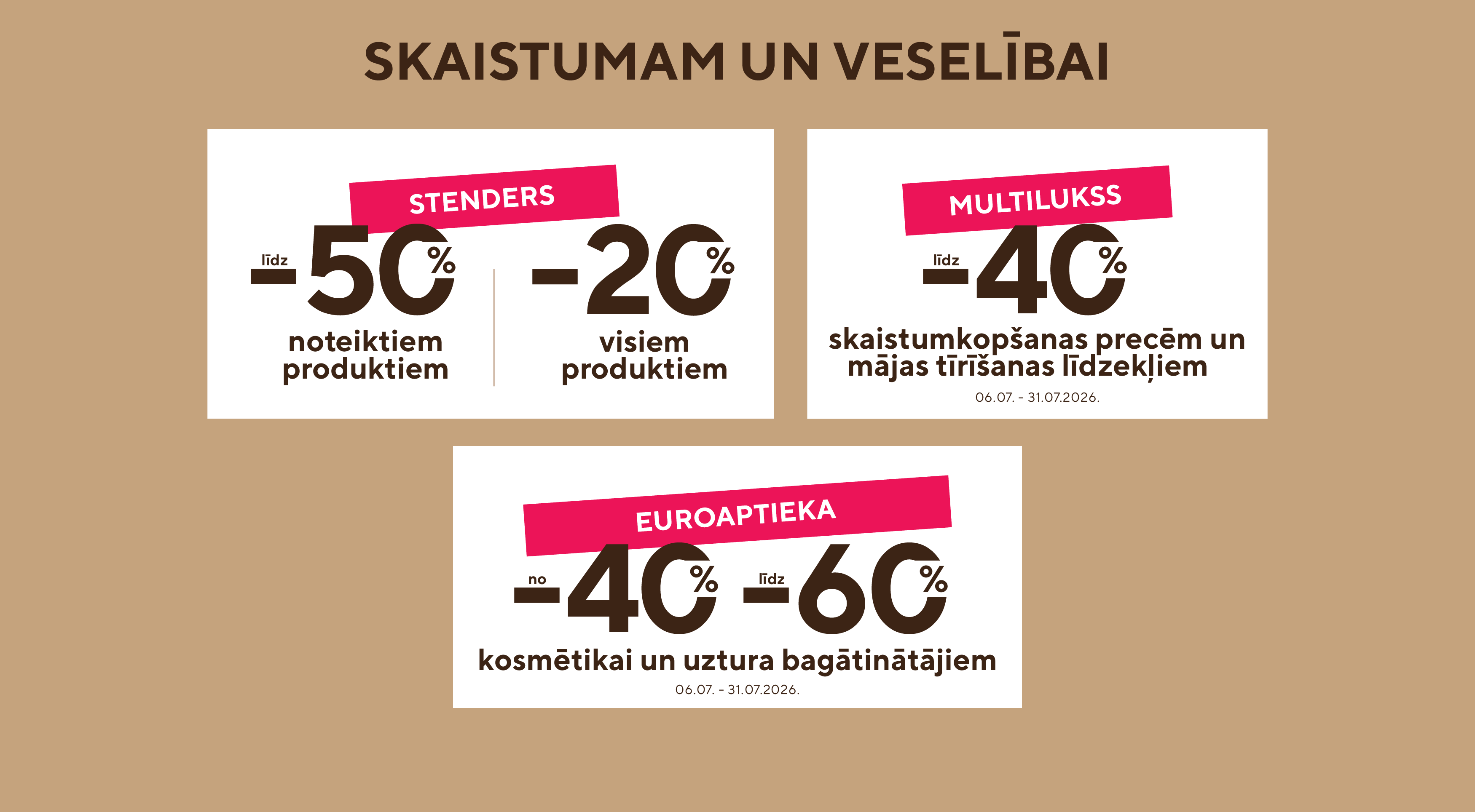 Atlaides līdz -70%!