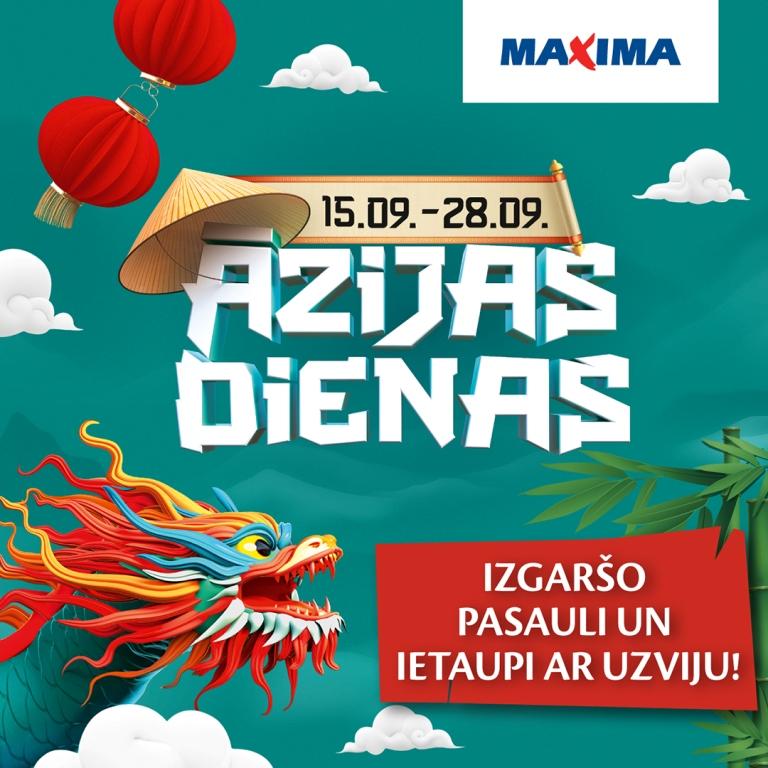 Āzijas dienas veikalos Maxima
