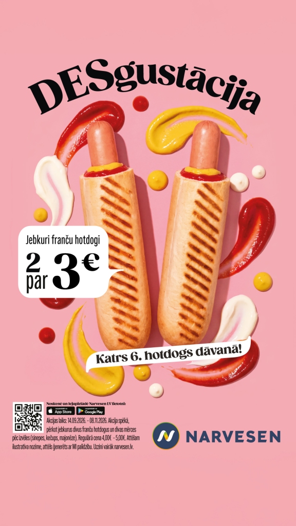 DESgustācija Narvesen
