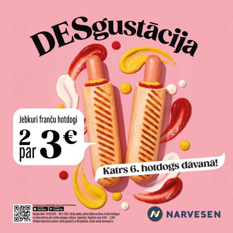 DESgustācija Narvesen