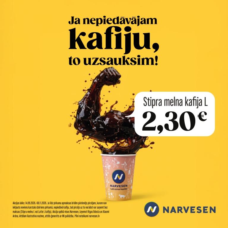 Ja nepiedāvājam kafiju – to uzsauksim!